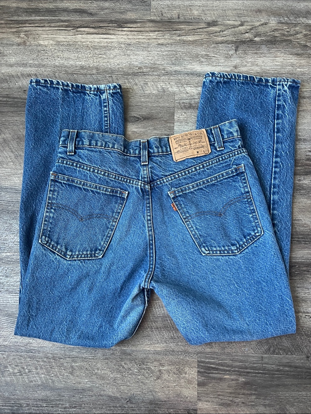 Vintage 90s Levi’s Orange Tab 517 Made in USA Bootcut Jeans Sz 33x30 🟢